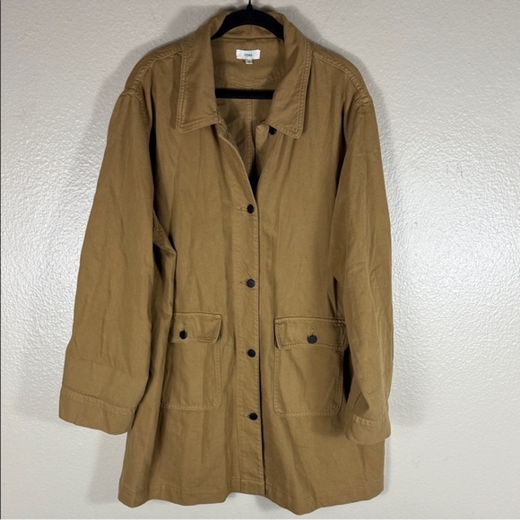 OZMA The Chore Coat in Khaki - Picture 4 of 11